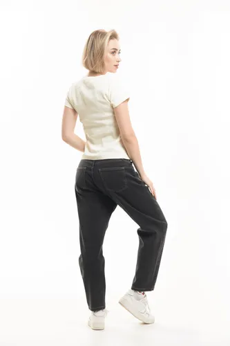 Женские джинсы Rumino Jeans Straight RJ-20053, Черный, фото № 12