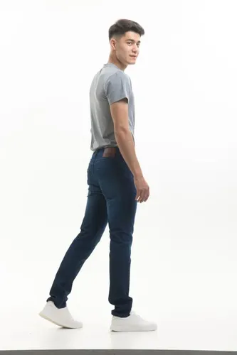 Erkaklar uchun jinsi shim Rumino Jeans Tapered Straight RJ-20048, To'q-ko'k, фото № 15