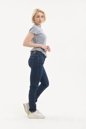 Женские джинсы Rumino Jeans Skinny KJ-31, Темно-синий, фото