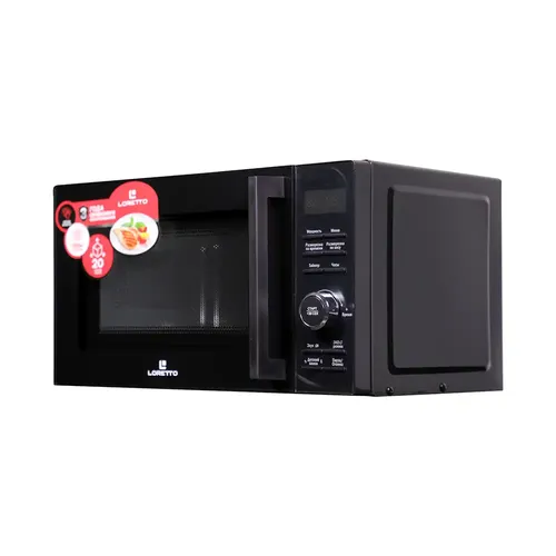 Микроволновая печь Loretto LM - 2505 BL, 25 л, Черный, купить недорого