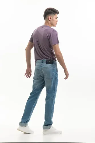 Мужские джинсы Rumino Jeans Straight RJ-034, Голубой, arzon