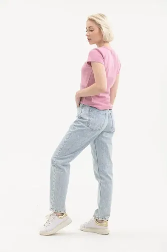 Женские джинсы Rumino Jeans Straight KJ-26, Светло-голубой, фото № 10