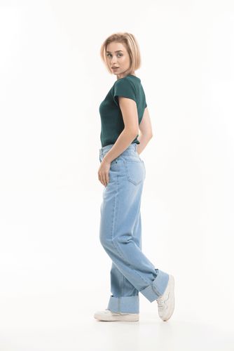 Женские джинсы Rumino Jeans Wide Leg RJ-20127, Светло-голубой, foto