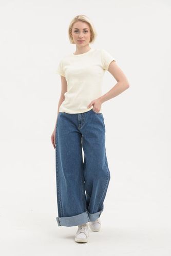 Женские джинсы Rumino Jeans Wide Leg KJ-28, Темно-синий, 10990000 UZS