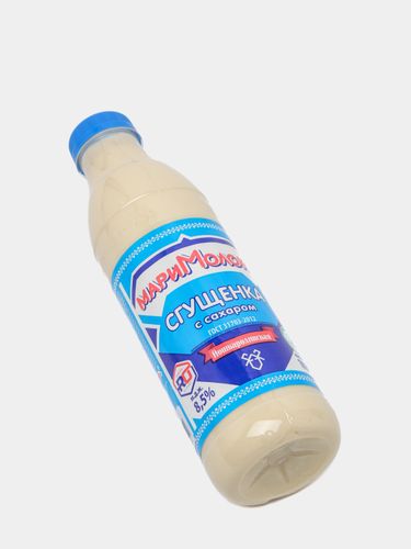 Сгущенное молоко в бутылке Мари Молоко, 1000 г