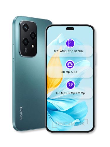 Смартфон Honor 200 Lite, Cyan Lake, 8/256 GB, в Узбекистане