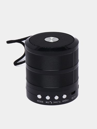 Портативная колонка WSTER Mini Speaker WS-887, Черный