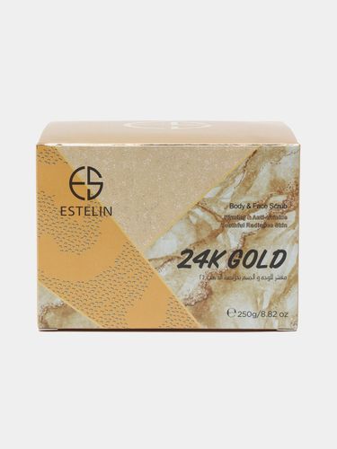 Скраб для лица и тела 24K gold Estelin, 280 мл, в Узбекистане