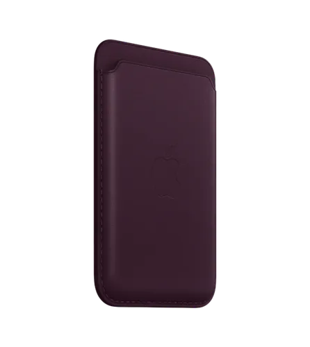 Кошелек Apple iPhone Leather Wallet with MagSafe 2nd Gen, Dark Cherry, купить недорого