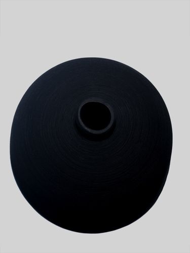 Керамическая ваза-сосуд с гладкой поверхностью Bz-69, Черный, купить недорого