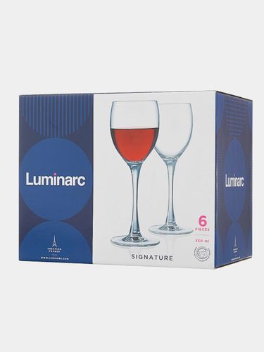 Бокалы для вина Luminarc Signature J0012, 6 шт