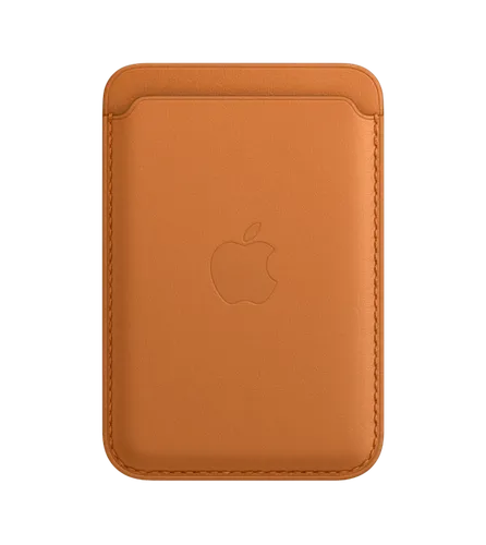 Кошелек Apple iPhone Leather Wallet with MagSafe 2nd Gen, Golden Brown