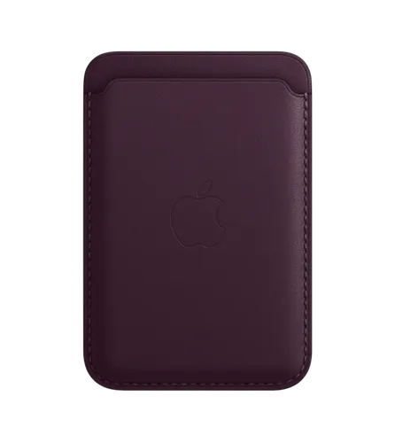 Кошелек Apple iPhone Leather Wallet with MagSafe 2nd Gen, Dark Cherry