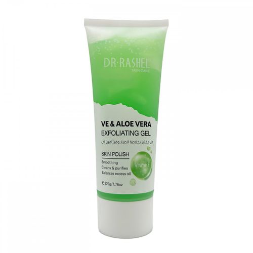 Отшелушивающий гель для лица Aloe vera & Vitamin E Dr.Rashel, 220 мл