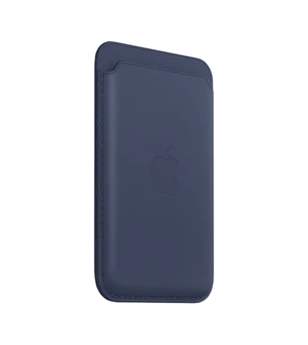 Кошелек Apple iPhone Leather Wallet, Blue, купить недорого