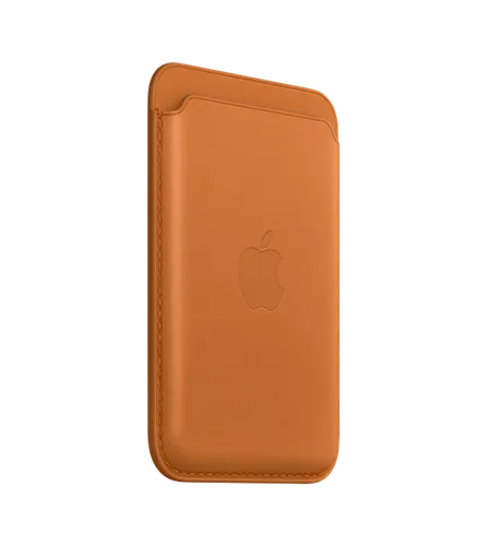 Кошелек Apple iPhone Leather Wallet with MagSafe 2nd Gen, Golden Brown, купить недорого