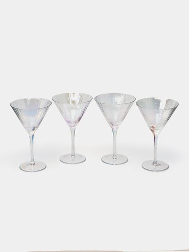 Набор бокалов мартинки для ягод Galeria HG007-E, , 320 мл, 4 шт, Пудровый
