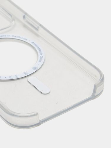 Shaffof, silikon g'ilof MagSafe  Apple iPhone 15 pro, animatsiya bilan, в Узбекистане