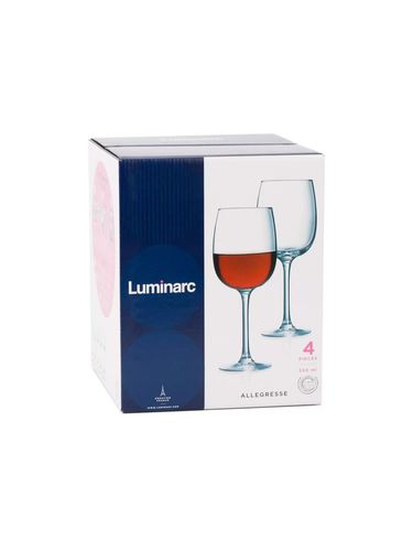 Бокалы для вина и шампанского Luminarc Allegresse L1403, 6 шт, 550 мл