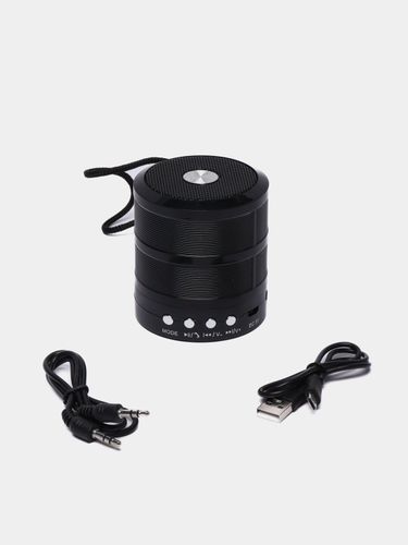 Портативная колонка WSTER Mini Speaker WS-887, Черный