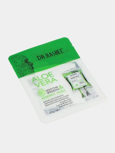 Маска для лица Dr.Rashel Aloe vera soothe & smooth essence, 25 мл, купить недорого