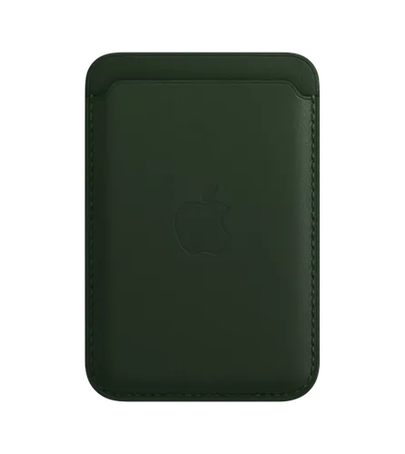 Кошелек Apple iPhone Leather Wallet with MagSafe 2nd Gen, Sequoia Green