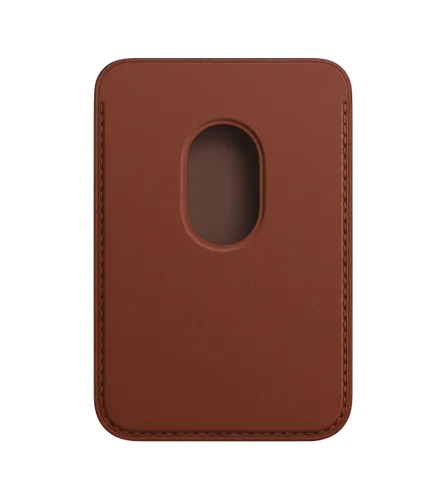 Кошелек Apple iPhone Leather Wallet with MagSafe 2nd Gen, Umber, купить недорого