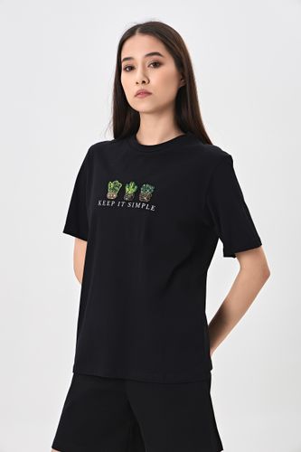 Женская футболка Terra Pro SS24WBA-52178, Black, O'zbekistonda