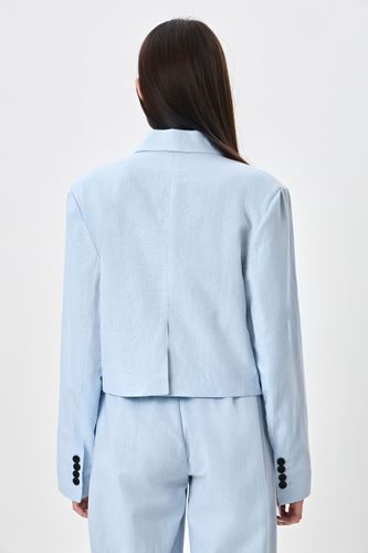 Женский пиджак Terra Pro SS24WES-21227, Blue, фото № 11