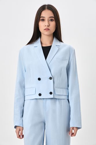 Женский пиджак Terra Pro SS24WES-21227, Blue, фото № 19