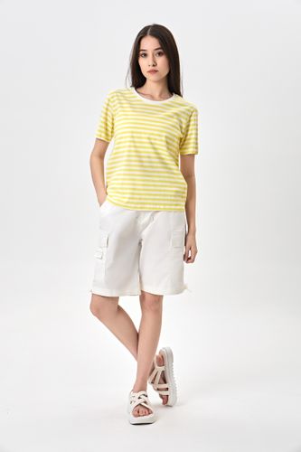 Женская футболка средний рукав Terra Pro SS24WBA-52124, Yellow
