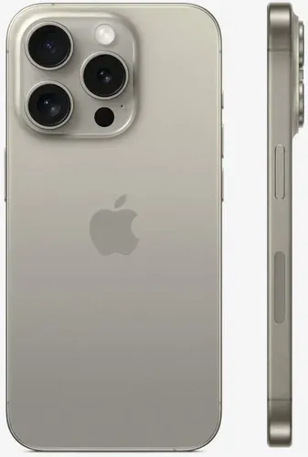 Смартфон Apple iPhone 15 Pro, Natural Titanium, 512 GB, DUAL, фото