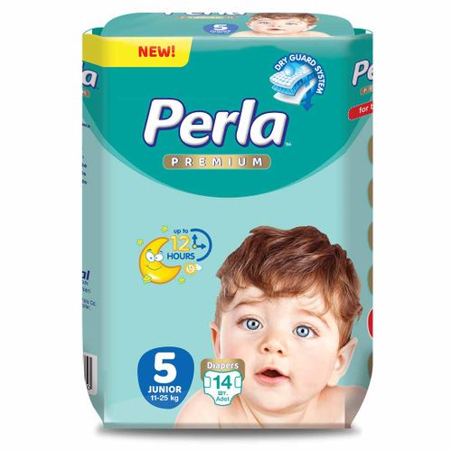 Подгузники Perla Premium Eco Размер 5 Junior (11-25 кг), 14 шт