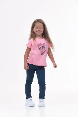Детская футболка для девочек Rumino Jeans GRLFK1PWAM031, Розовый, купить недорого