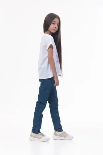 Детская футболка для девочек Rumino Jeans GRLFK47WHTWG054, Белый, фото