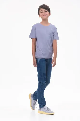 Детская футболка для мальчиков Rumino Jeans BOYR32GR006, Серый, фото № 16