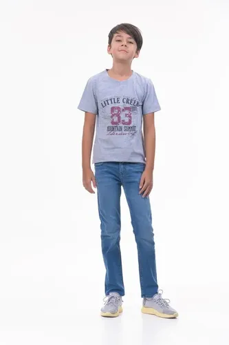 Детская футболка для мальчиков Rumino Jeans BOYFK25GRWLS011, Серый