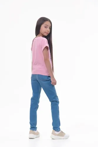 Детская футболка для девочек Rumino Jeans GRLFK34PWLS025, Розовый, фото № 18