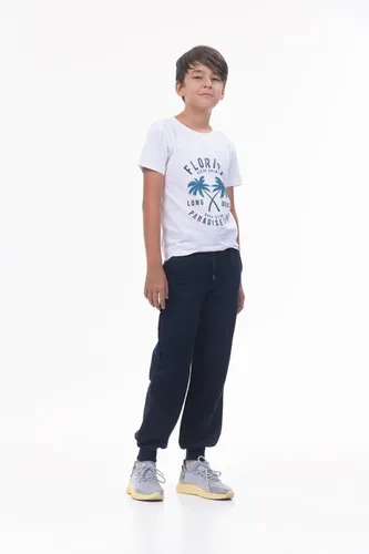 Детская футболка для мальчиков Rumino Jeans BOYFK52WHTWLS024, Белый, фото № 22