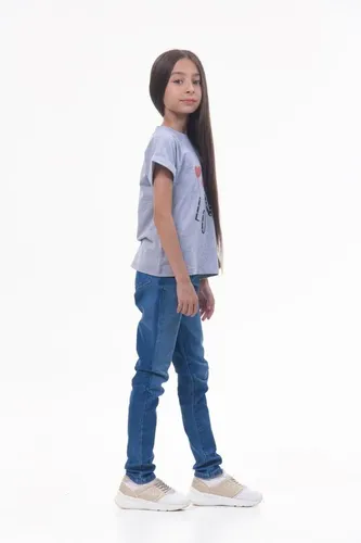 Детская футболка для девочек Rumino Jeans GRLFK17GRWHSDLS008, Серый, фото