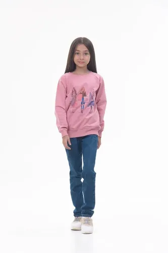 Детская кофта с длинным рукавом для девочек Rumino Jeans GS003PWGS006, Розовый, arzon