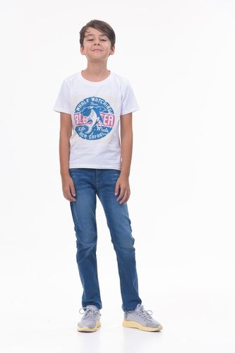 Детская футболка для мальчиков Rumino Jeans BOYFK51WHTWS017, Белый