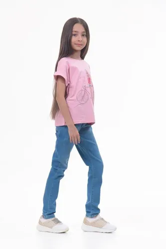 Детская футболка для девочек Rumino Jeans GRLFK34PWG029, Розовый, фото № 10