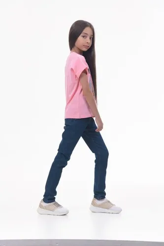 Детская футболка для девочек Rumino Jeans GRLFK13PWGS037, Розовый, фото № 17