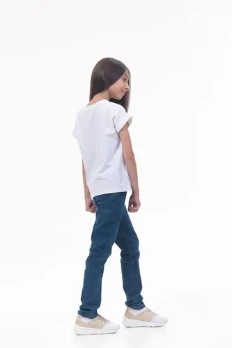 Детская футболка для девочек Rumino Jeans GRLFK47WHTWGS059, Белый, фото № 24