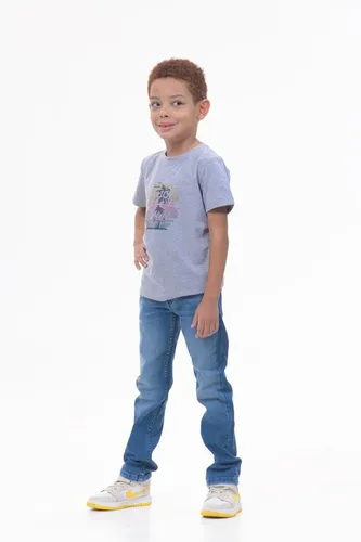 Детская футболка для мальчиков Rumino Jeans BOYFK10GRWB029, Серый, фото № 10