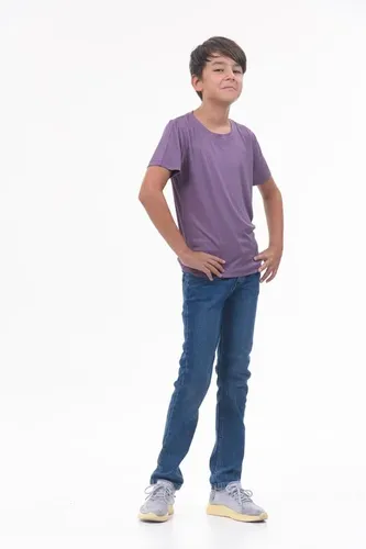 Детская футболка для мальчиков Rumino Jeans BOYPRPL019, Фиолетовый, в Узбекистане
