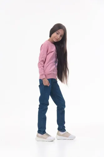 Детская кофта с длинным рукавом для девочек Rumino Jeans GS003PWG004, Розовый, foto