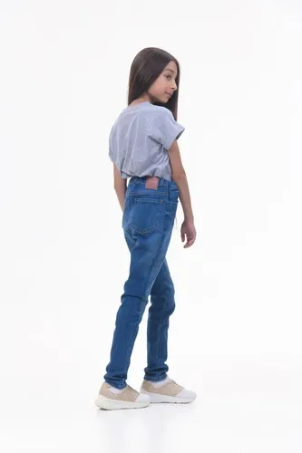 Детские джинсы для девочек Rumino Jeans GJNSBRN003, Темно-синий, фото № 16