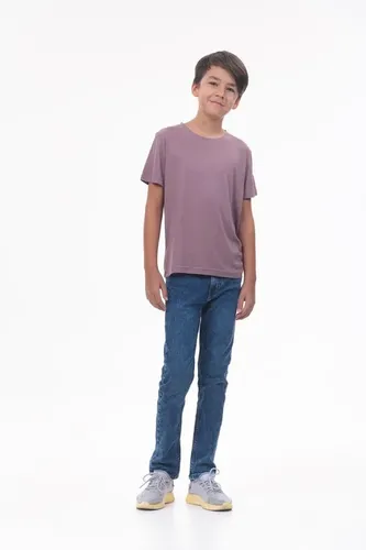 Детская футболка для мальчиков Rumino Jeans BOYR32PRPL002, Фиолетовый, фото № 27